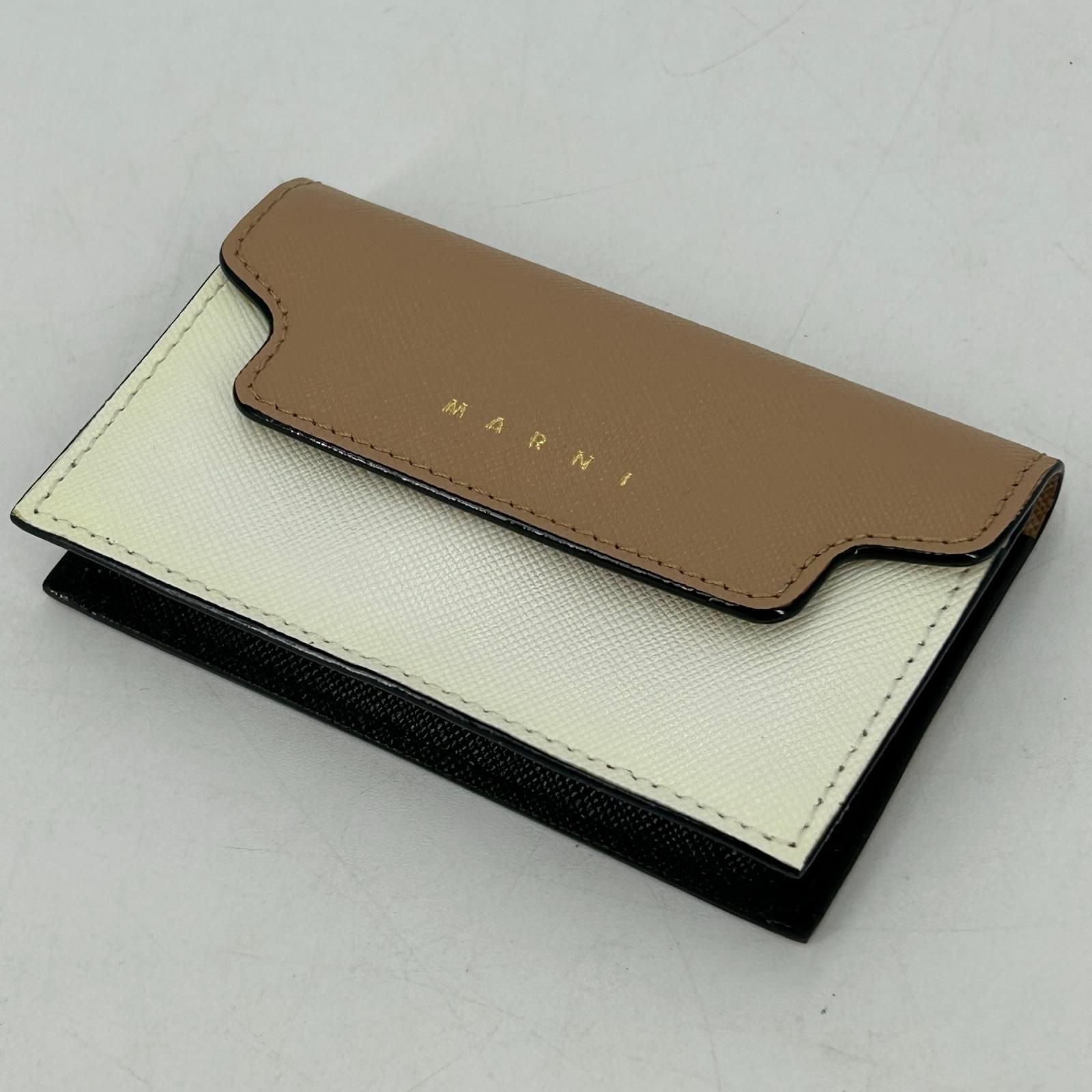 【イオン広店】 中古 MARNI | マルニ パスケース TRUNK CARD CASE ベージュ 【134】 6,336円