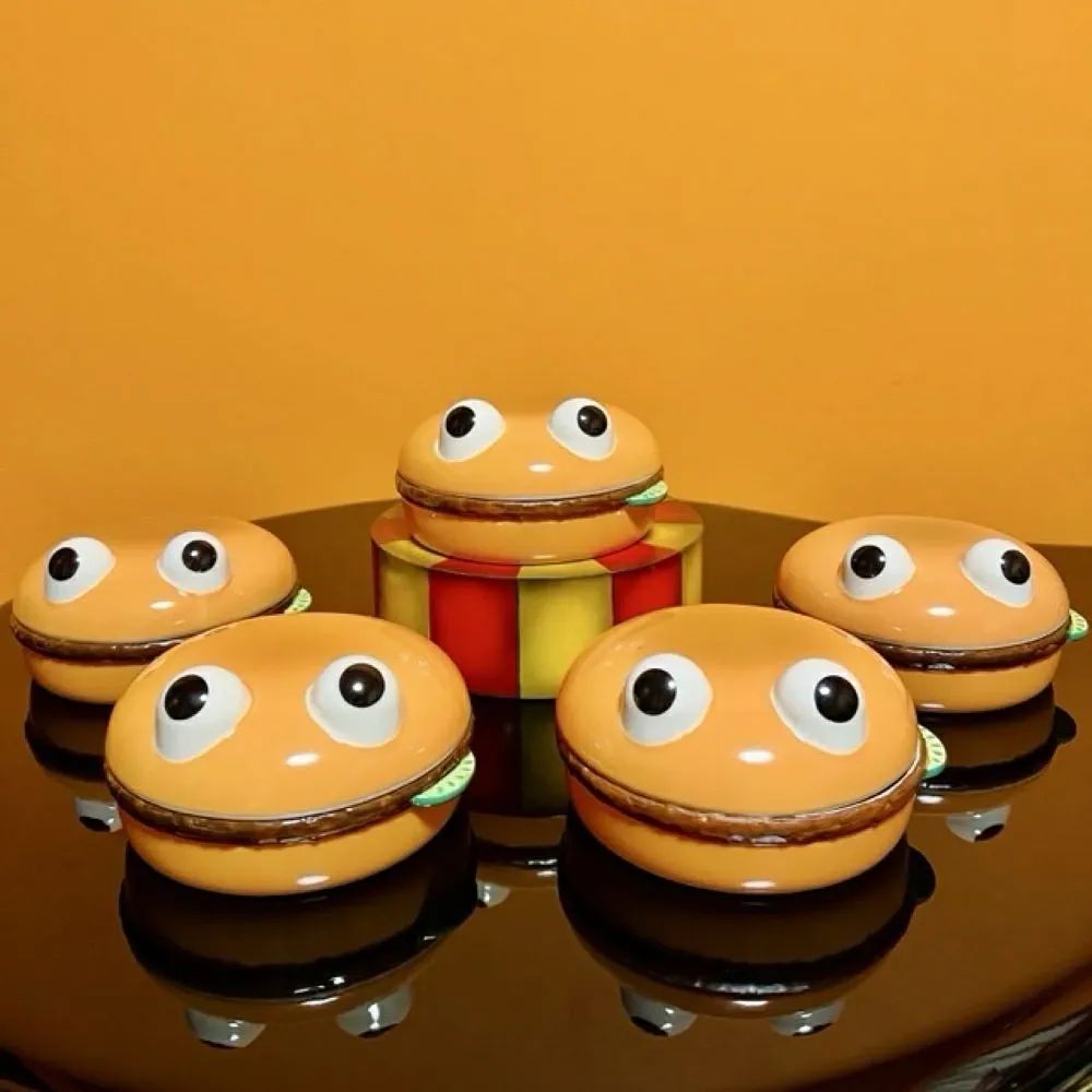 ハンバーガーパッチ 陶器製 コンテナ / McDonaldland Hamburger Patch マクドナルドランド 小物入れ アメリカン雑貨