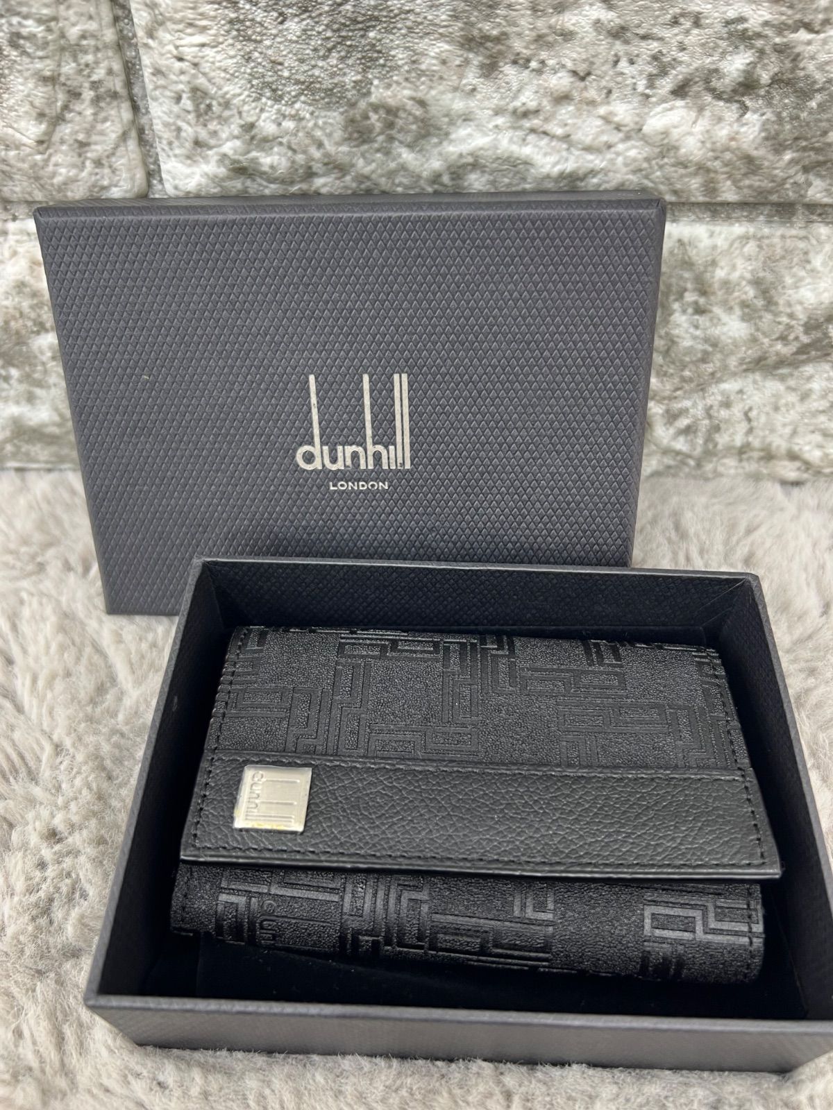 dunhill ダンヒル キーケース ブラック レザー 箱付き