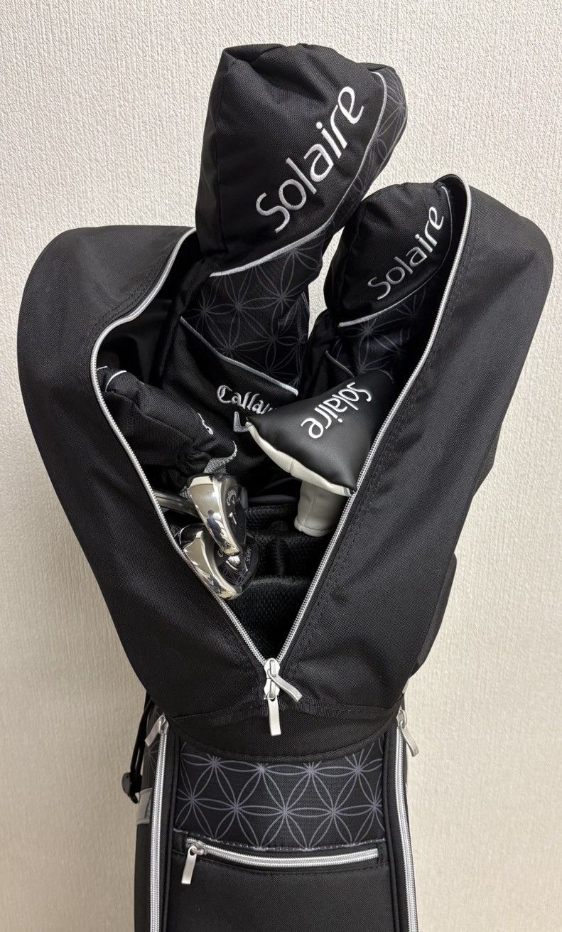 Callaway キャロウェイ Solaire ソレイル レディース ゴルフクラブ 8本セット L 右利き 1W 5W 6H アイアン パター キャディバッグ付 初心者 新品ボール3つプレゼント t321