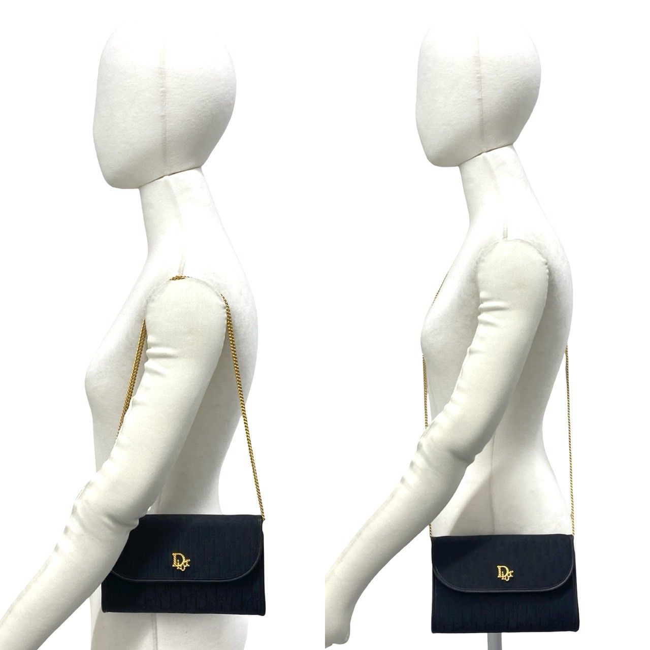 極 美品 Christian Dior ディオール ヴィンテージ ロゴ 金具 