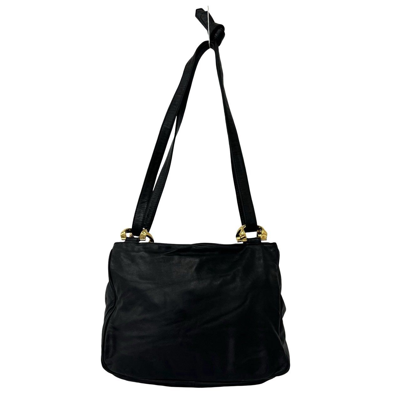 極 美品 LOEWE ロエベ ヴィンテージ アナグラム ロゴ ナッパレザー 