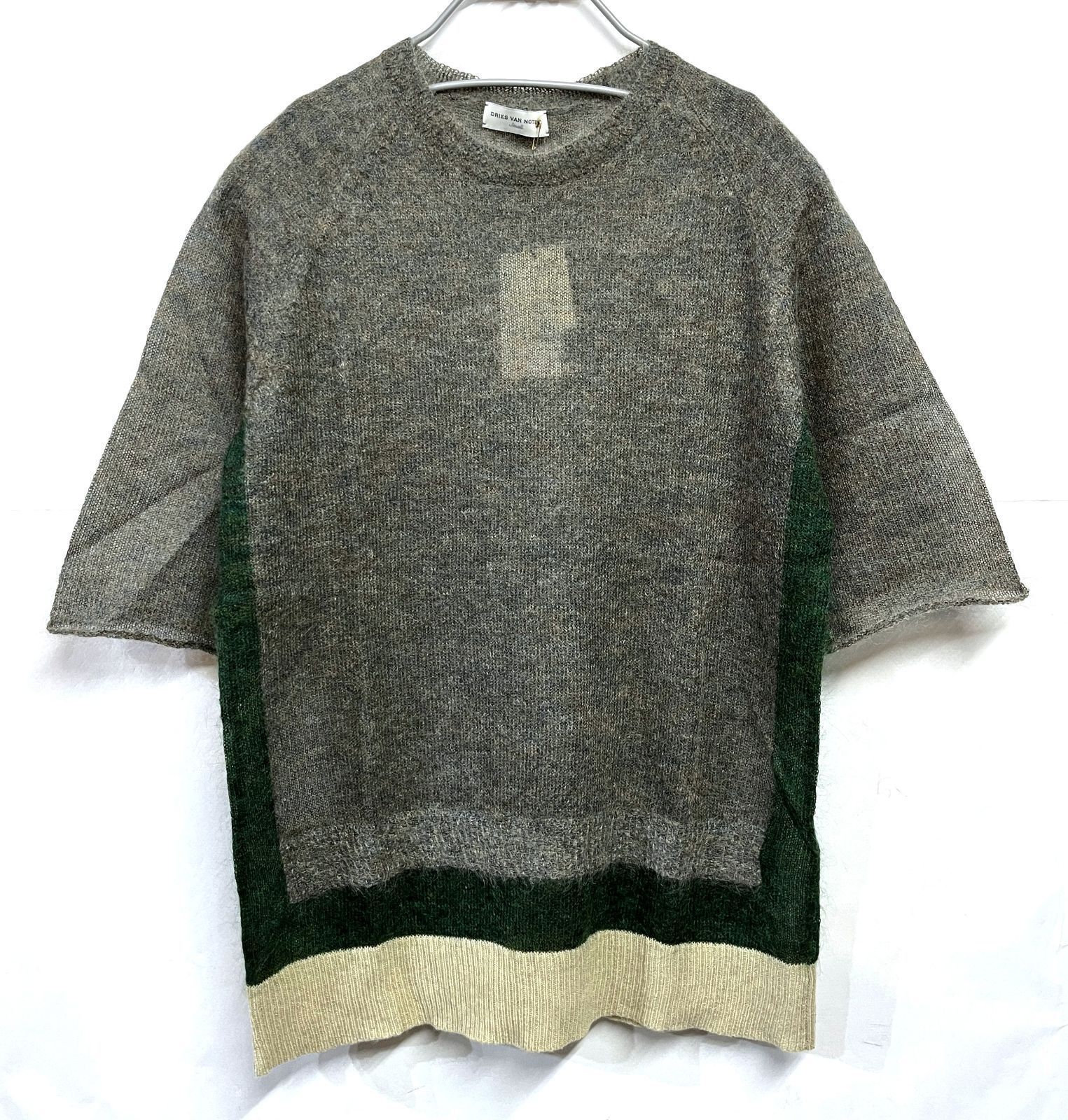 00s ヴィンテージ アーカイブ デッドストック DRIES VAN NOTEN｜ドリスヴァンノッテン 半袖モヘア イタリアンヤーンニット KWY
