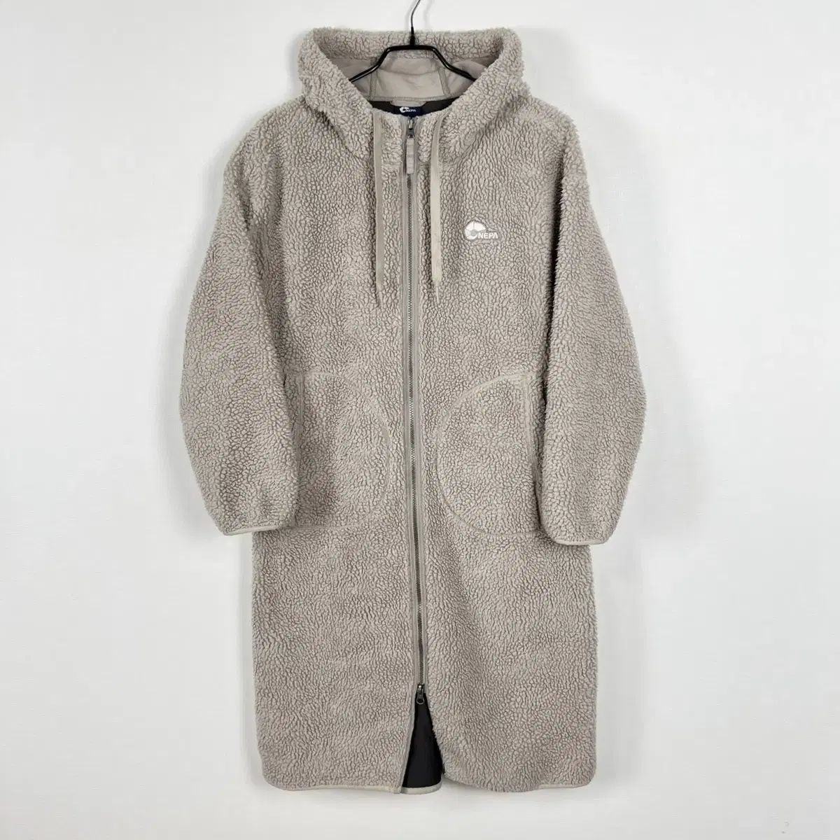 NEPA ベージュ ロング フリース ボア アウター ジャケット レディース90 S ラデン ヴィンテージ