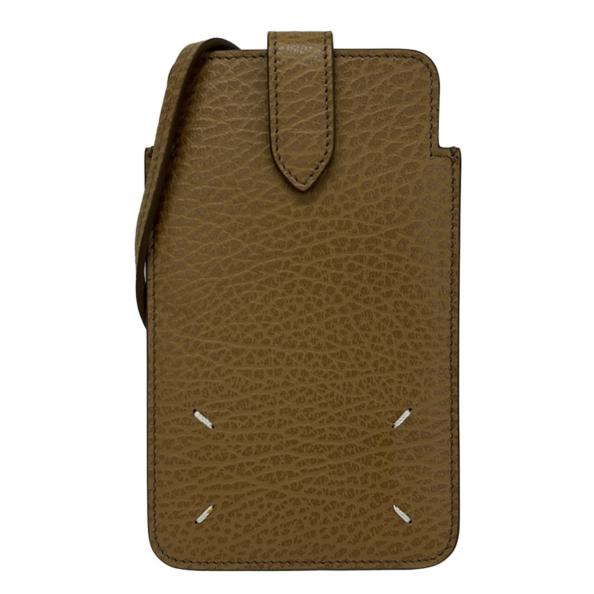 Maison Margiela(メゾンマルジェラ) 携帯電話ケース美品 - S56UI0211 ブラウン 2021年/スマートフォンケース レザー