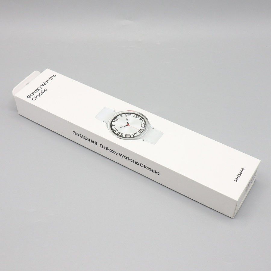 【新品未開封】SAMSUNG Galaxy Watch6 Classic 47mm SM-R960NZSAXJP シルバー スマートウォッチ サムスン ギャラクシーウォッチ クラシック 本体