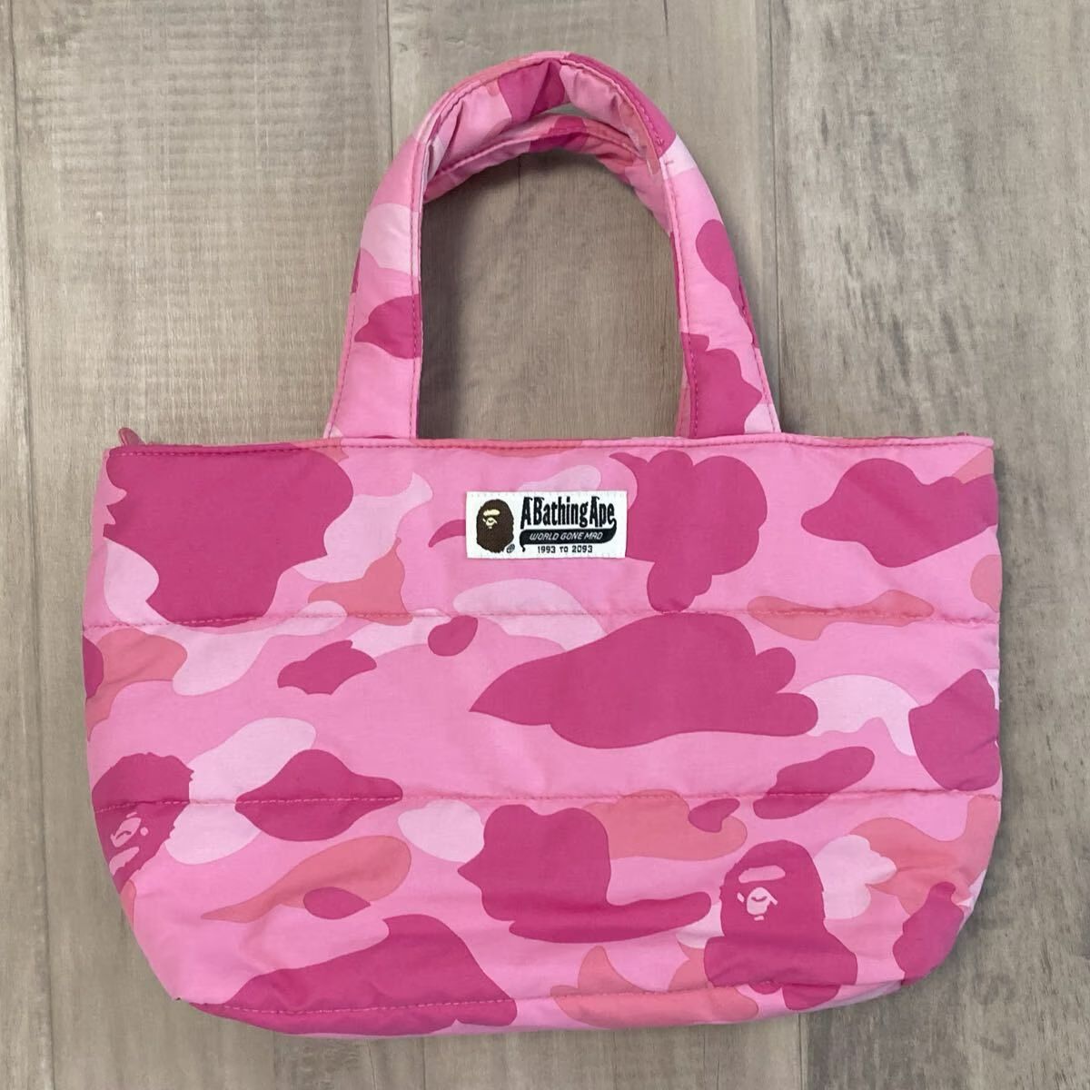 PINK CAMO トート バッグ a bathing ape BAPE CAMO Tote Bag エイプ ベイプ アベイシングエイプ ピンクカモ トートバッグ 迷彩 y35