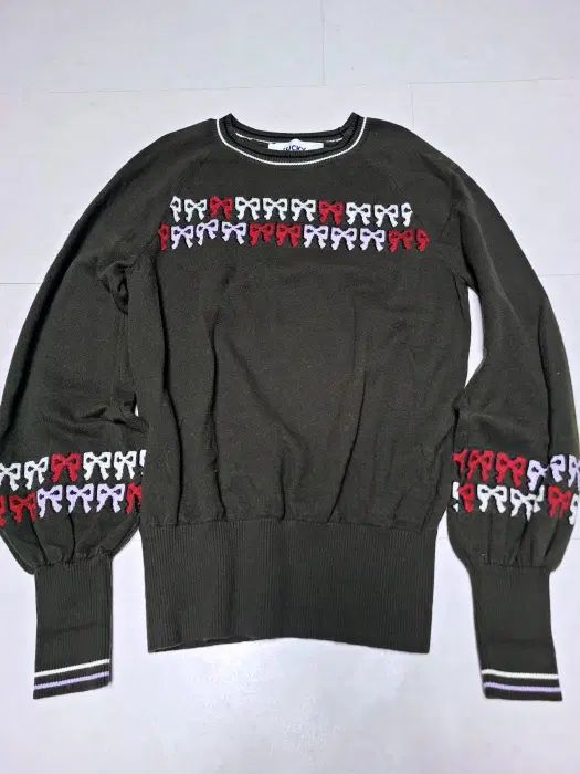 LUCKY CHOUETTE ラッキーシュエトゥ ジーンカーキグリーン ヴィンテージ ウールニット ポール1364 6,547円