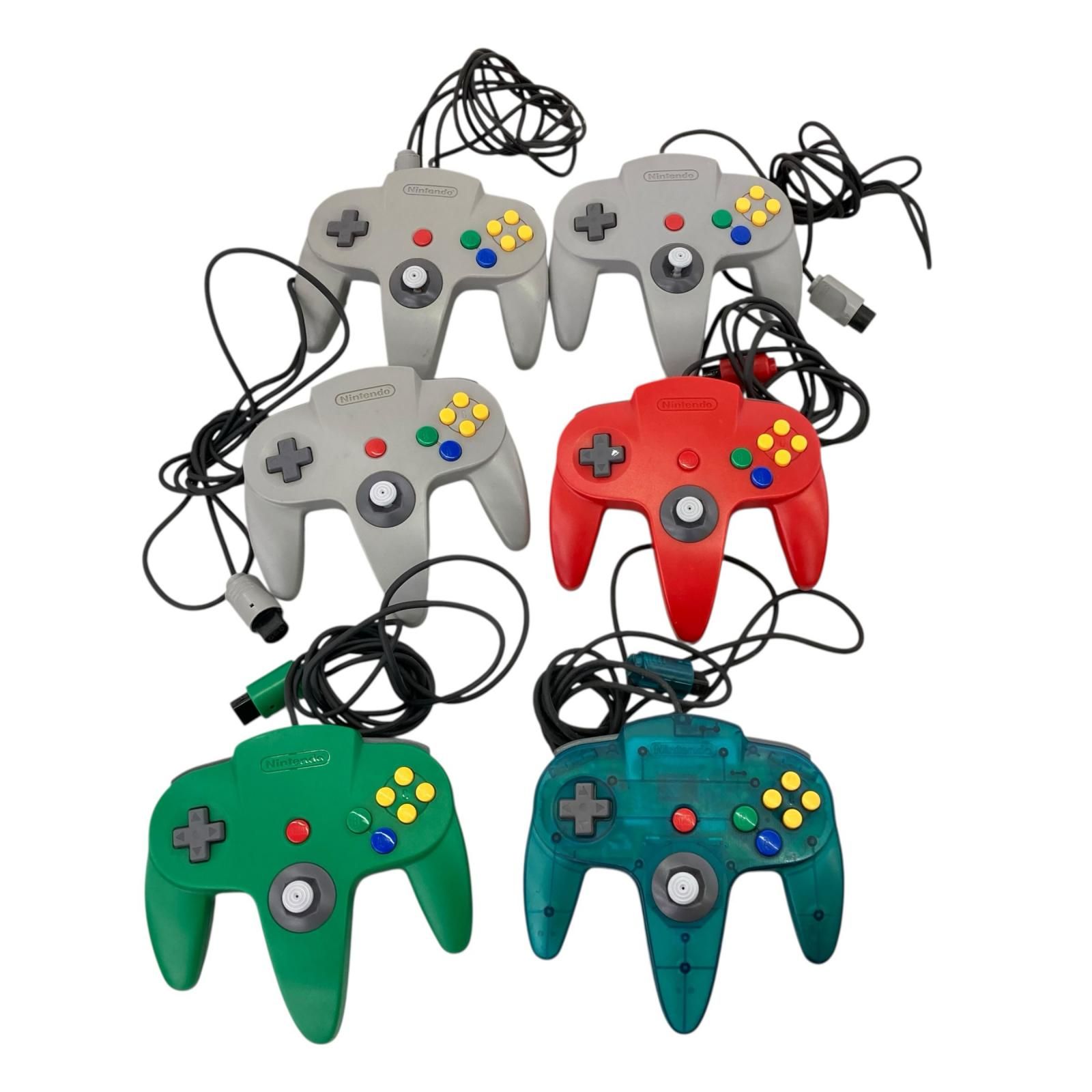 186000 現状品 Nintendo 任天堂 ニンテンドウ 64 コントローラー 6点