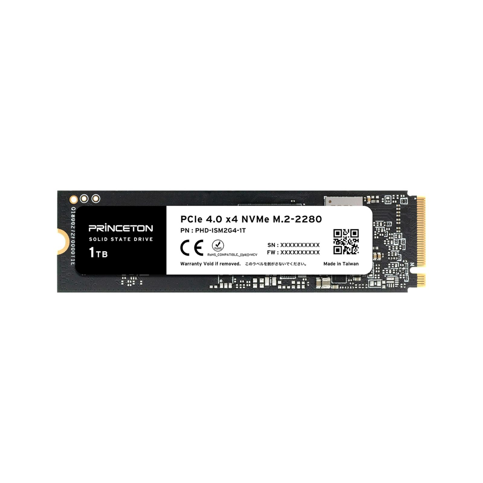 プリンストン 内蔵 SSD 1TB PCIe Gen 4.0 x4 NVMe 連続読み取り最大7400MB/秒 M.2 2280 3D NAND メーカー保証期間3年 EPHD-ISM2G4-1T [1TB] 24,316円
