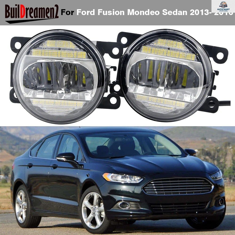 30W H11 車用LEDフォグランプ/デイタイムランニングランプ 2個セット フォード フュージョン モンデオ セダン 2013 - 2016 アメリカモデル