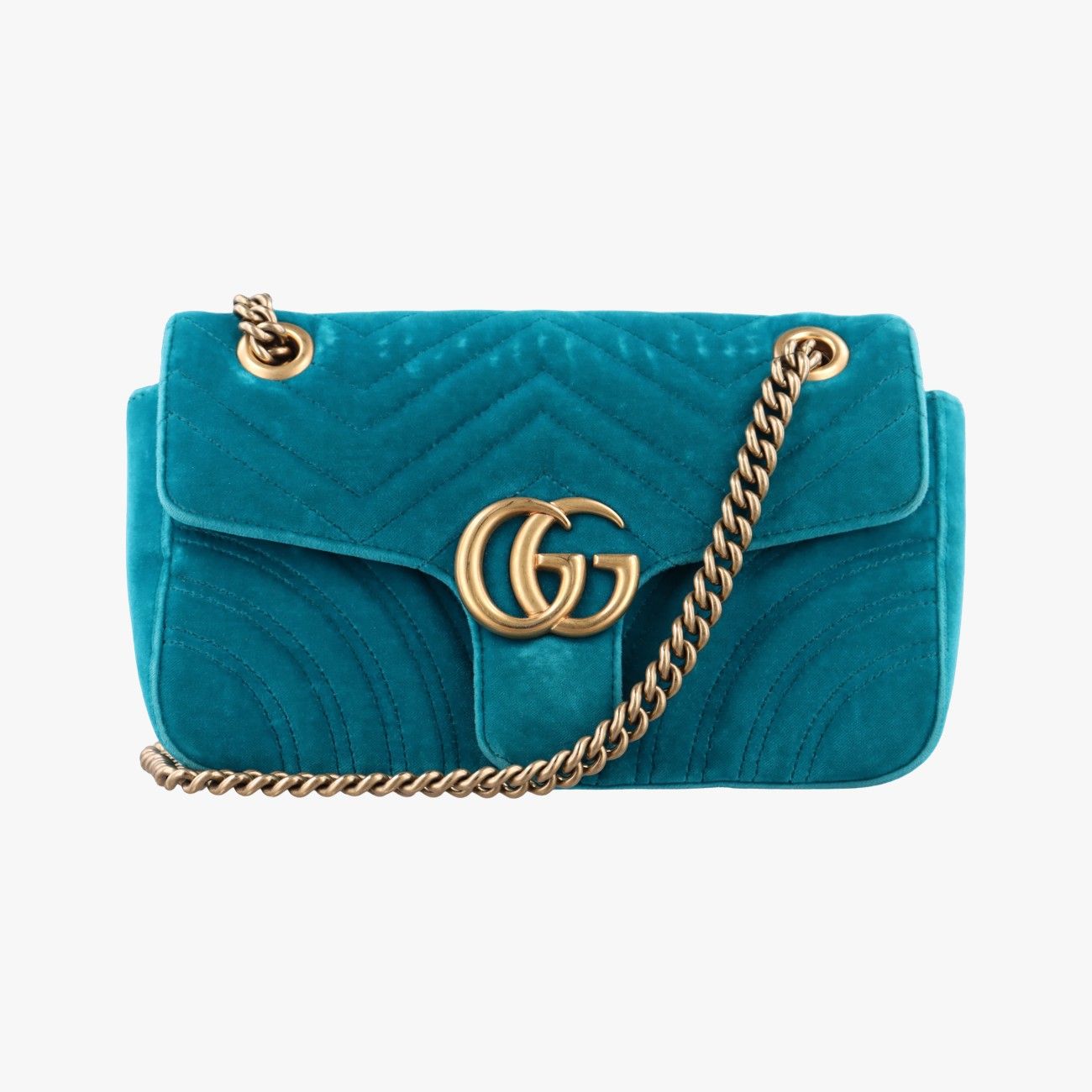グッチGucciGGマーモント ブルー ベロア 443497 A023704801