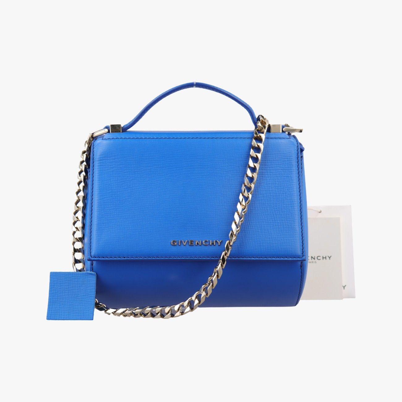 ジバンシーGivenchyパンドラ ブルー レザー ZE F 1116