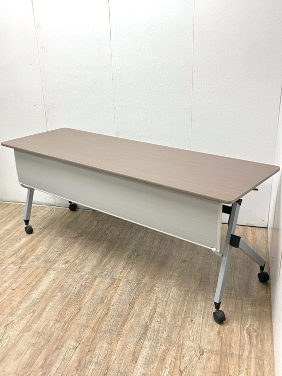 中古品】イトーキ 1800サイドスタックテーブル THP-186x1-17 ブラウン