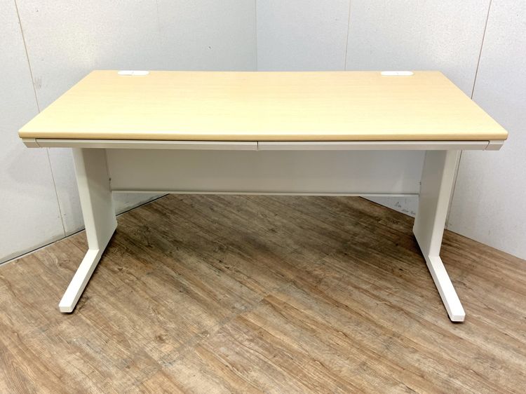 弘益 1400平デスク 平机 幅1400 奥行700 mm ワークデスク パソコンデスク 事務机 PCデスク スチールデスク オフィスデスク 中古品