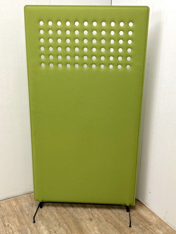 【中古品】オカムラ ライブスシリーズ 自立パーテーション グリーン