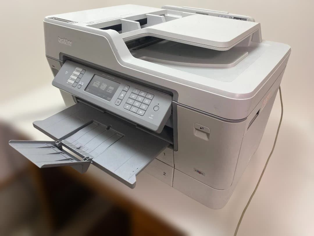 brother ブラザー PRIVIO MFC-J6983CDW A3 インクジェット複合機 プリンター FAX スキャナー コピー 2段トレイ 総印刷12414枚 純正インク残量あり 動作確認済 137233-2