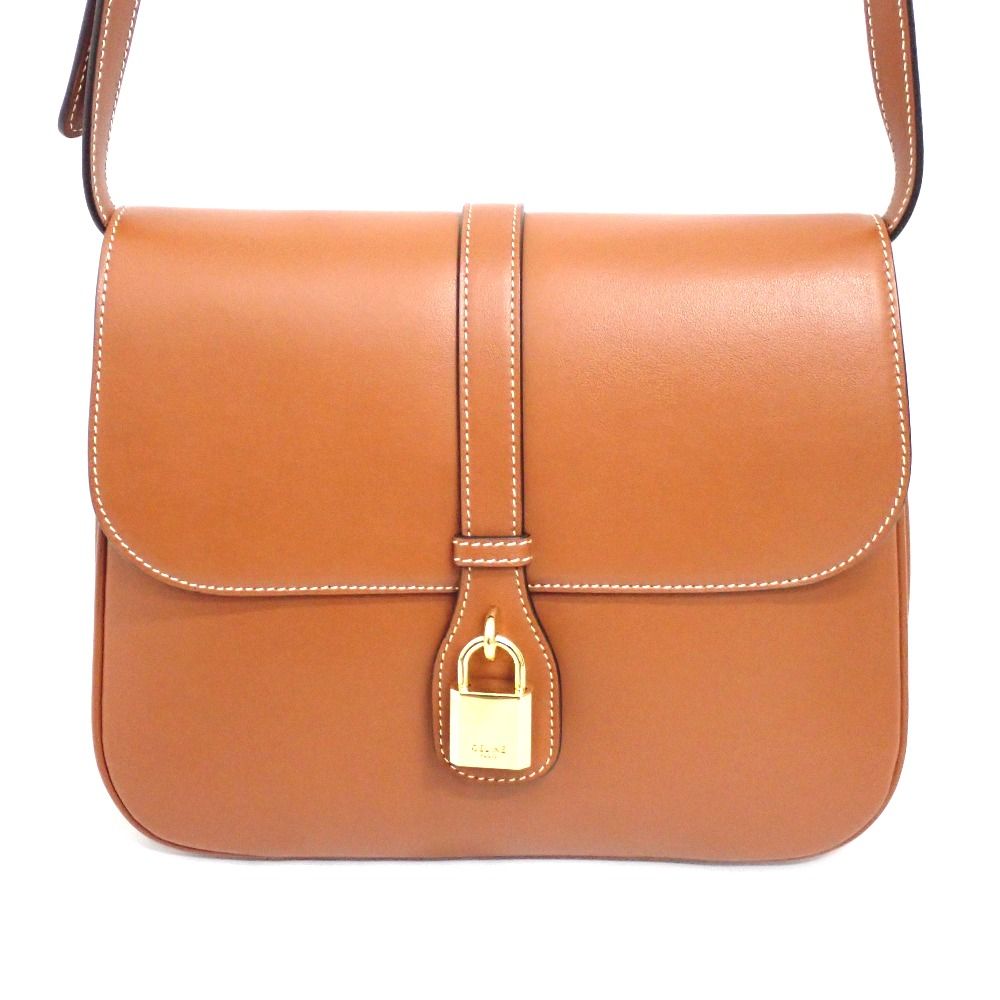 NA419791 セリーヌ ショルダーバッグ ミディアム タブー 196583DK1.04LU レザー ブラウン系 レディース CELINE 中古