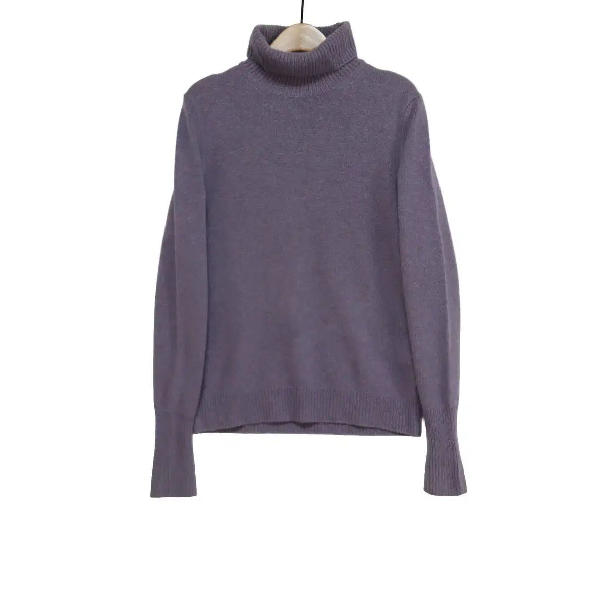 the CASHMERE カシミア 100% タートルネック ニット PURPLE パープル 85