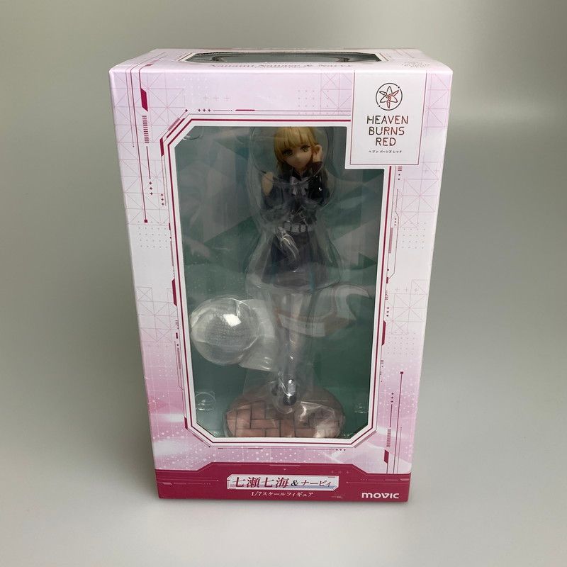 【中古品】 ムービック ヘブンバーンズレッド 七瀬七海＆ナービィ ゲーム アプリ 1/7スケール フィギュア 塗装済み 完成品 【053-260902-hu-14-min】