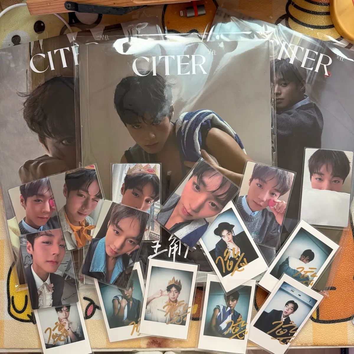 パク・ジフン(PARK JIHOON) CITER 雑誌 D セット (3巻15トレカ) まとめ