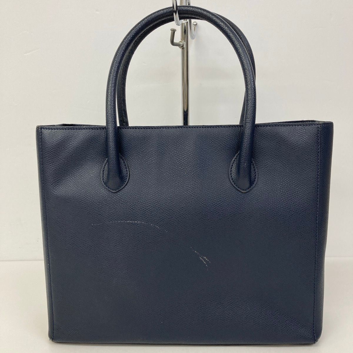 CELINE/セリーヌ トートバッグ/ハンドバッグ ネイビー/紺色 内側レッド/赤色 イタリア製 レディース[OR03412] 12,732円