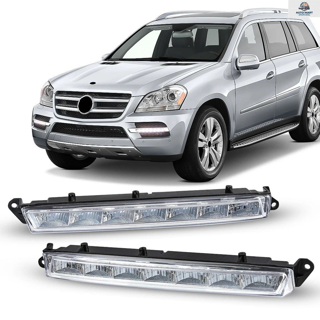 OE: 1649060451 1649060351 メルセデスベンツ X164 GL320 GL350 GL450 GL550 ML63 AMG X166 2007-2013用LEDデイタイムランニングライト 7,015円