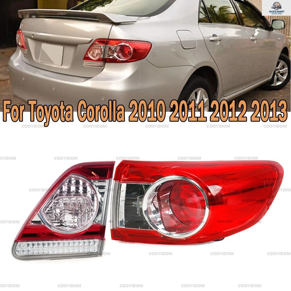 トヨタ カローラ 2010 - 2013 用 リア テール ライト テール ランプ テール ライト ターン シグナル ライト ブレーキ ライト テール ライト