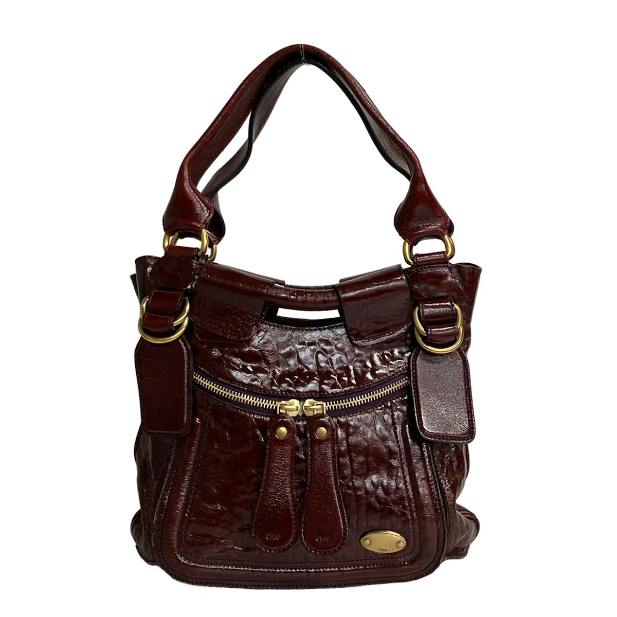 Chloe(クロエ) ショルダーバッグ ベイ ボルドー レザー