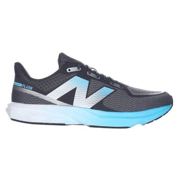 【新品未使用】【ブラック/ブルー】ランニングシューズ メンズ 大人 NEW BALANCE ニューバランス ダイナソフト フラッシュ ウイズD(やや細い) MFLSH94KD 紐靴 ひも 運動靴 トレーニングシューズ DynaSoft Flash v7