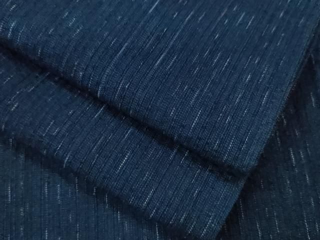 平和屋着物∴夏物　阿波しじら織　浴衣　縞　逸品　CABK6595ze