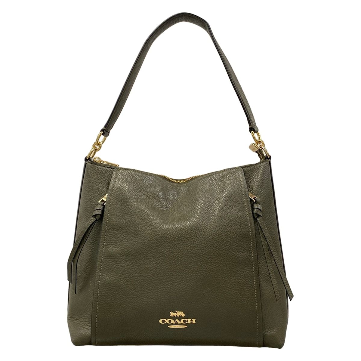 COACH(コーチ) ショルダーバッグ マーロン ホーボー 79994 カーキ レザー 6,916円