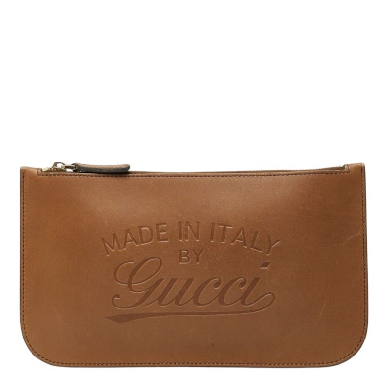 グッチ ポーチ 247209 ブラウン レザー レディース GUCCI【1-0285694】 19,832円