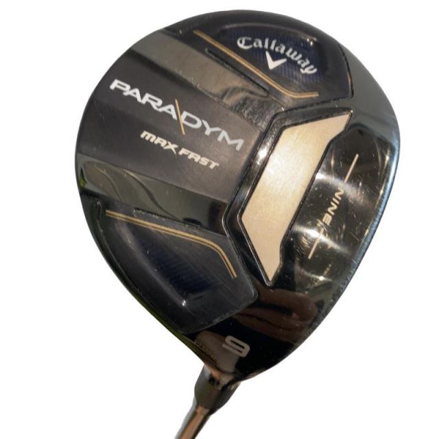 【中古】 キャロウェイ PARADYM MAX FAST 9W フェアウェイウッド FW 純正特注シャフト (フレックスS) メンズ 男性用 右利き 右用 Cランク ゴルフクラブ