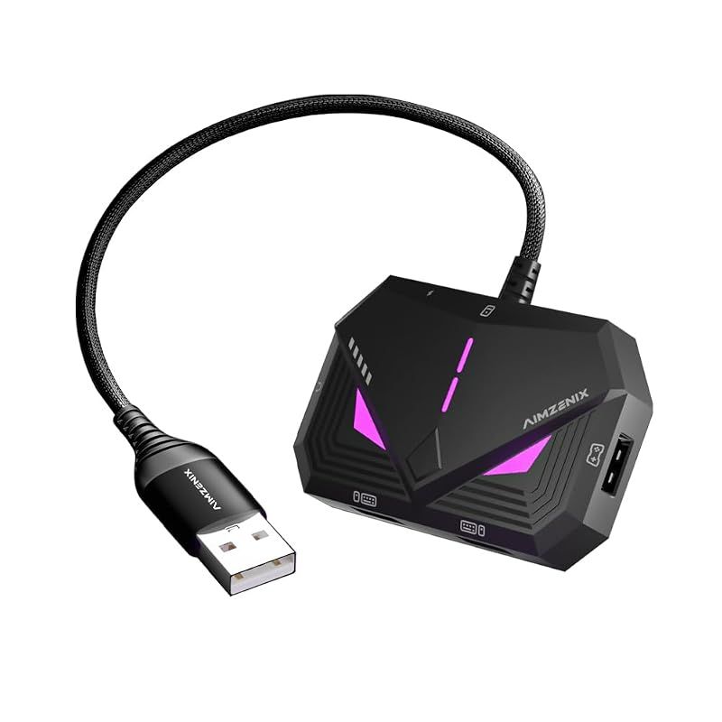 【新品】 AIMZENIX キーボード＆マウスコンバーター Switch 2/Switch/PS4/Xbox対応 Blader Pro 1 6,141円