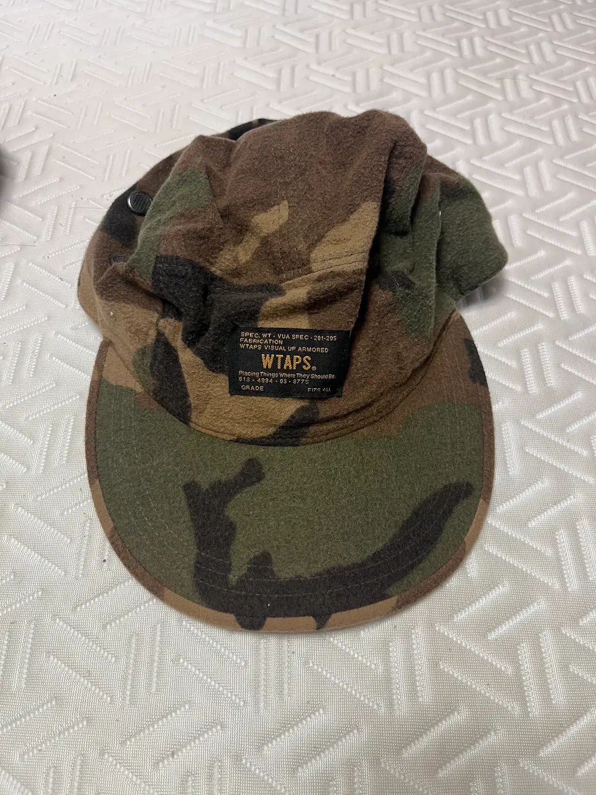 WTAPS カモフラージュ フランネル キャンプキャップ (172MYDT-HT02) 11,930円