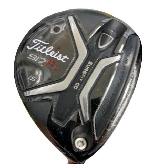 【中古】 タイトリスト 917 F2 15° フェアウェイウッド FW Titleist Speeder 517 (フレックスS) メンズ 男性用 右利き 右用 Cランク ゴルフクラブ