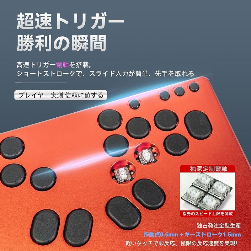 【新品】 TIKITAKA FTG M5 スプリット式 レバーレスコントローラー 霞軸 黒 1 【新品】 TIKITAKA FTG M5 スプリット式 レバーレスコントローラー 霞軸 黒 1