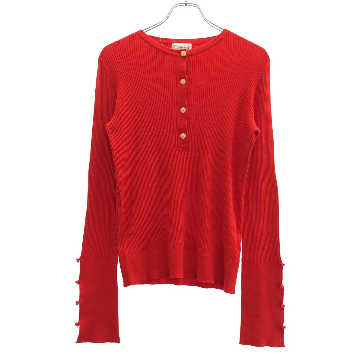 THE NEWHOUSE ザ ニューハウス JUICY GIZA HENRY NECK TOP ヘンリー 
