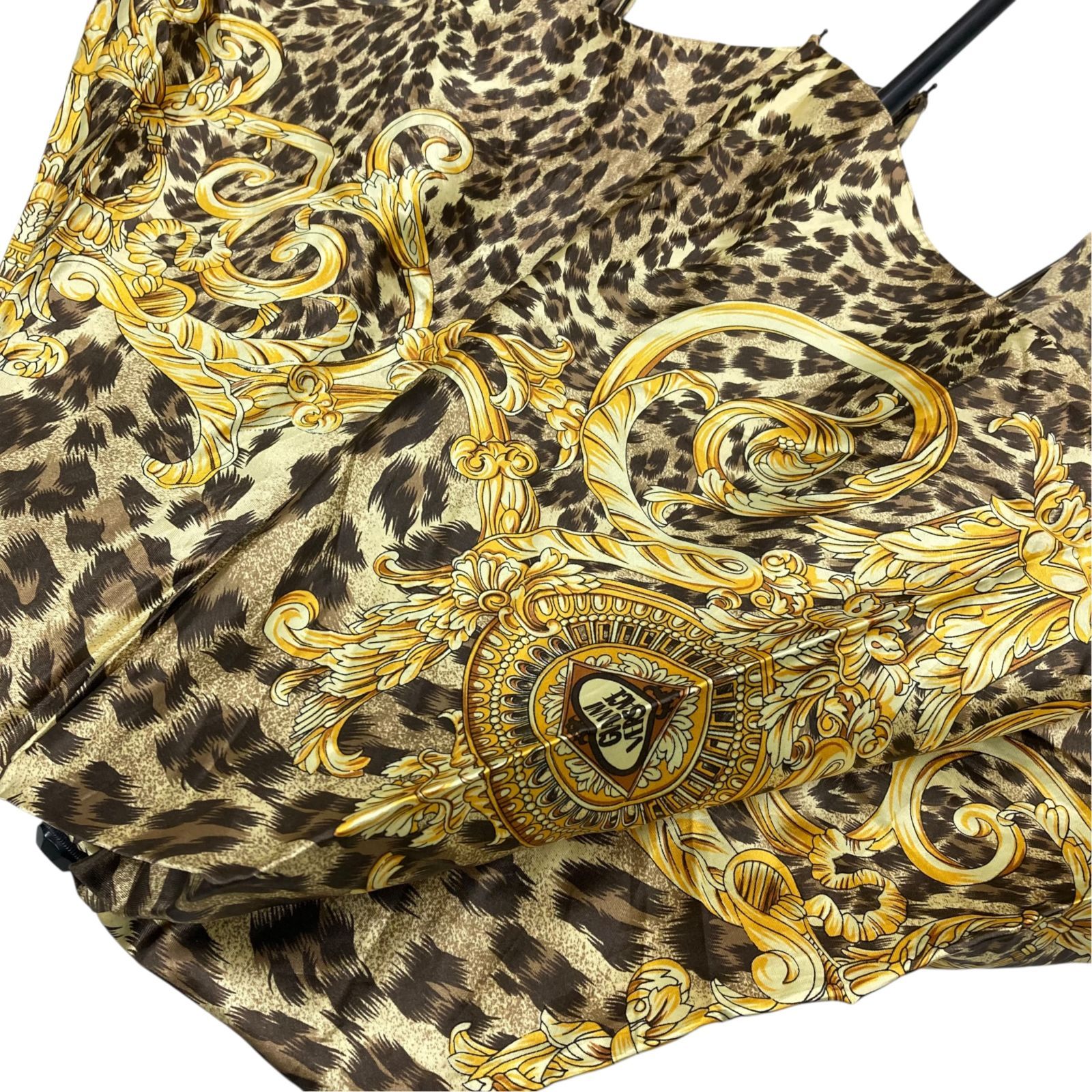 ヴェルサーチェ】本物 GIANNI VERSACE 折り畳み傘 レオパード柄
