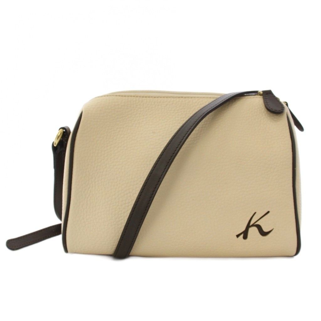 キタムラ Kitamura ショルダーバッグ レザー アイボリー 茶 /BM 10,286円