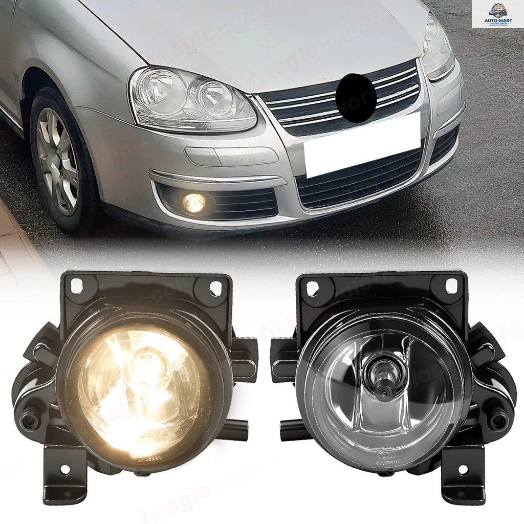 VWジェッタMK6 2008-13用フォグランプ2個セットボーラ2006-2011用ハロゲンフォグランプ 1JM941700 1JM941699