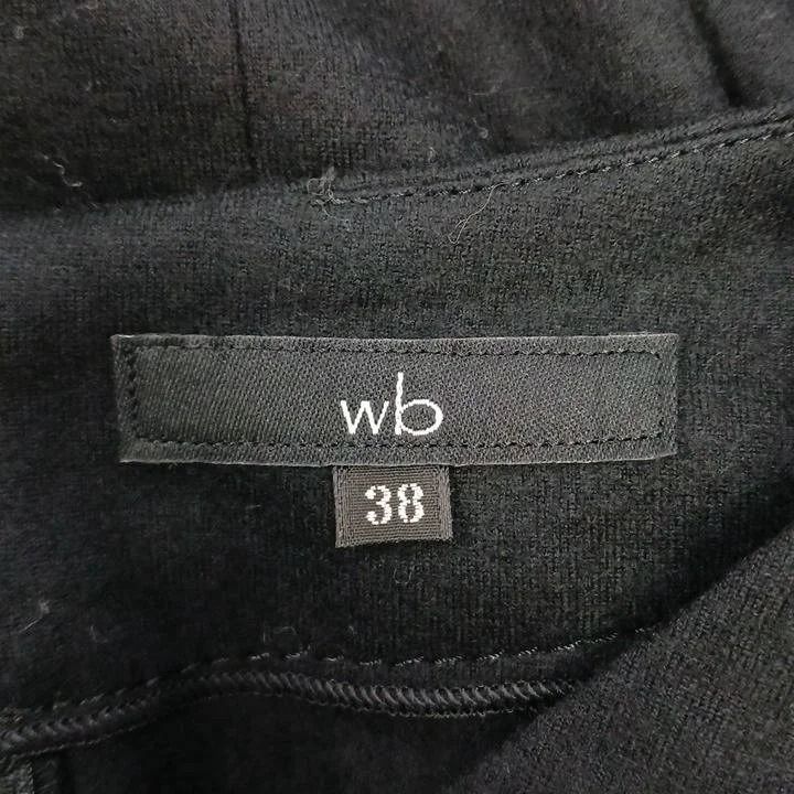 ダブルビー wb ニット セーター Vネック 長袖 ウール 38 黒 ブラック タグ付き /NP ■GY70