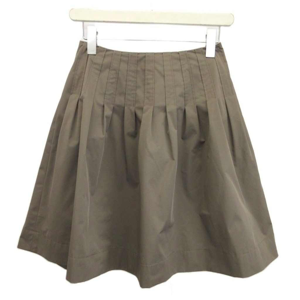 フォクシーニューヨーク FOXEY NEW YORK フレアスカート 38 茶 ブラウン プリーツ ミニ丈 /RN ■GY62 6,230円
