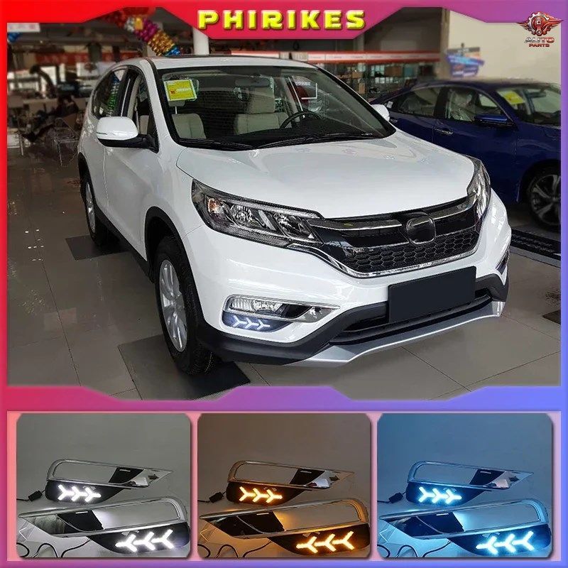 ホンダ CRV CR-V 2015 2016 DRL デイタイムランニングライト DRL ターンシグナル フォグランプ リレー デイライト 2個 カスタムパーツ