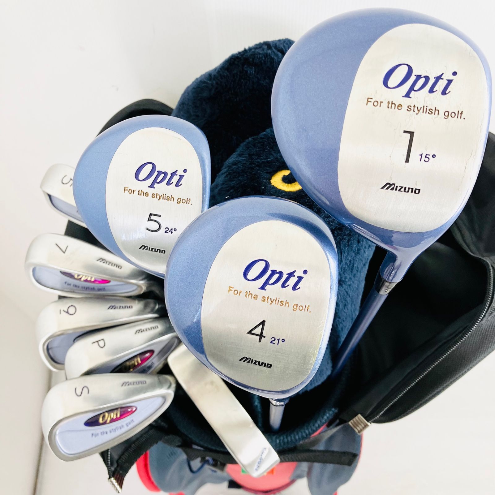 レディース MIZUNO ミズノ Opti オプティ ゴルフクラブセット ゴルフセット クラブセット 初心者 入門 右利き パター付 安価 88Y-38