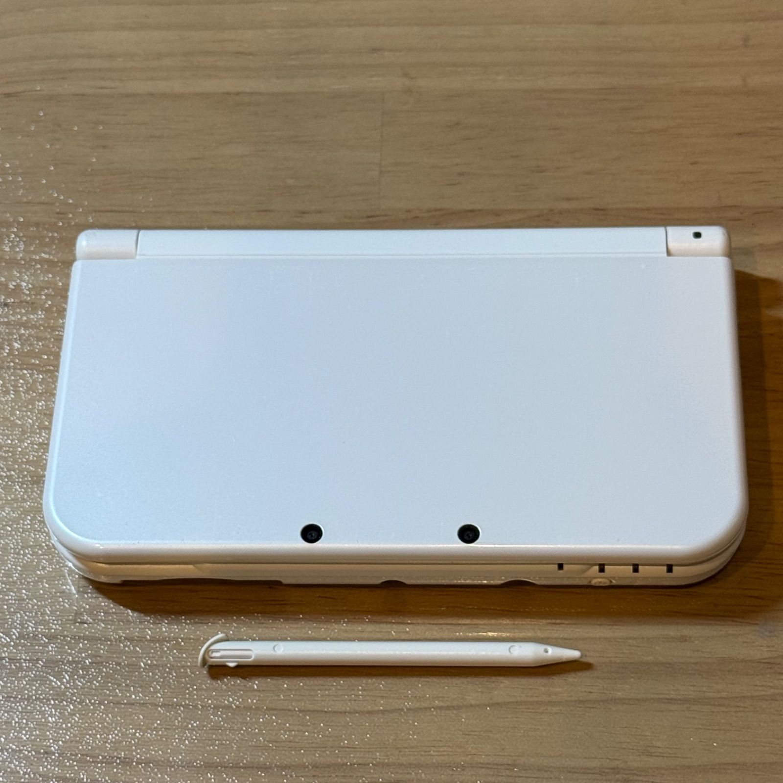9-023【上下IPS・上画面 液漏れあり】Newニンテンドー3DS LL パール・ホワイト 21,600円
