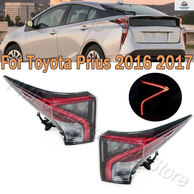 テールライトアセンブリ 車用リアブレーキライト パーキングストップリバースランプ テールランプ トヨタ プリウス 2016 2017 8155047291 8 9,436円