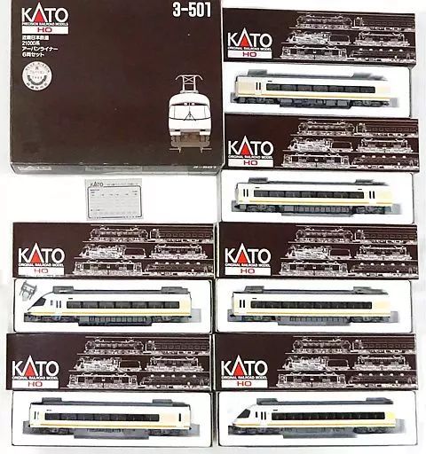 【中古】鉄道模型 HOゲージ 1/80 近畿日本鉄道 21000系 アーバンライナー 6両セット [3-501]