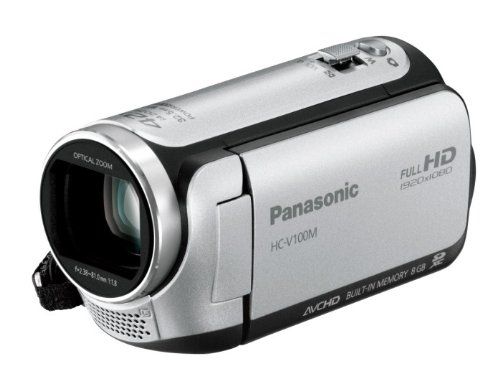 Panasonic デジタルハイビジョンビデオカメラ 内蔵メモリー8GB シルバー HC-V100M-S 7,046円